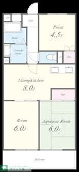 春日グリーンハイツの物件間取画像