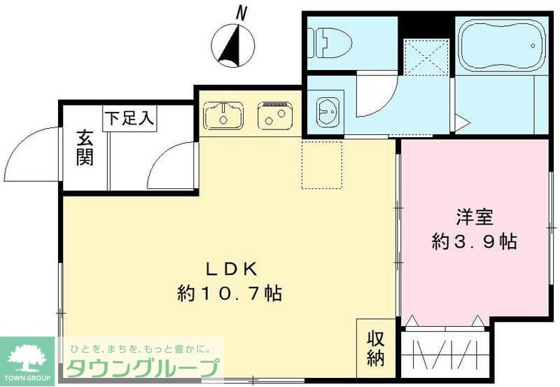 ポラリス中村橋の物件間取画像