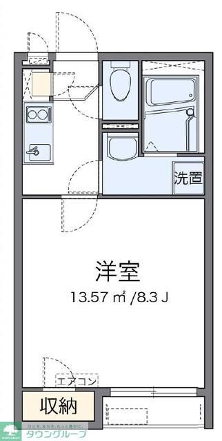 クレイノ涼の物件間取画像