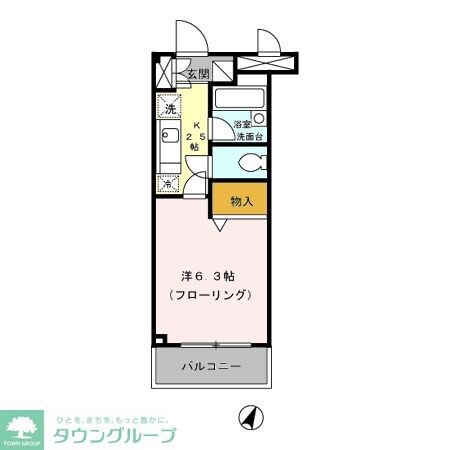 Parthenon 2の物件間取画像