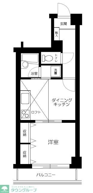 ゾンネンハイム武蔵関の物件間取画像