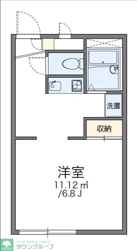 レオパレスフローラの物件間取画像