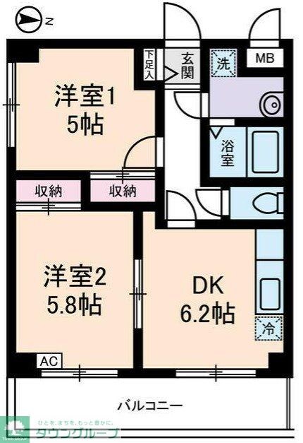 パークサイド・Uの物件間取画像