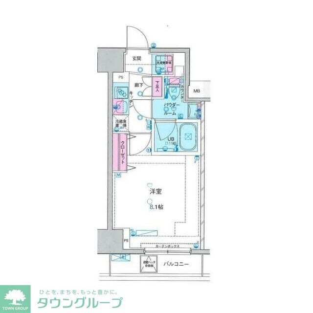 ジェノヴィア新宿中落合スカイガーデンの物件間取画像
