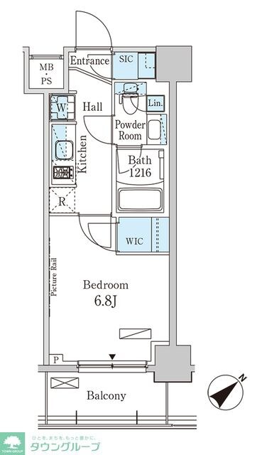 パークアクシス大塚ガーデンスクエアの物件間取画像