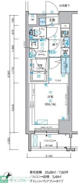 メインステージ小竹向原の物件間取画像