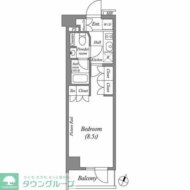 ルクレ西池袋の物件間取画像