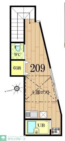アートヒルズ南田中の物件間取画像