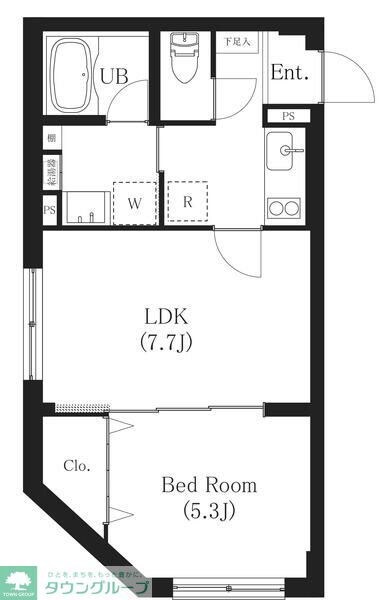 SPコート池袋の物件間取画像