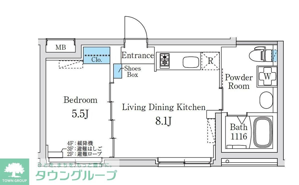 Fika池袋の物件間取画像