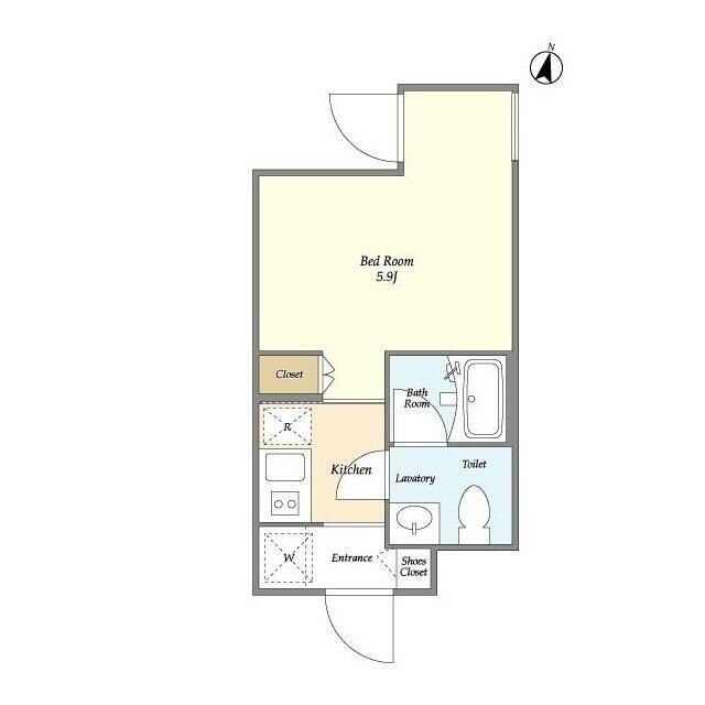 THE RESIDENCE DDI NERIMAの物件間取画像
