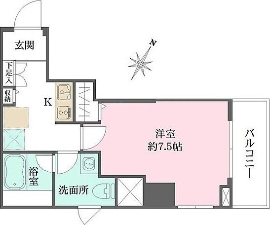 WHARF文京茗荷谷の物件間取画像