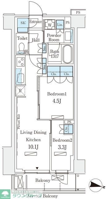 ロイヤルパークス赤羽サウスの物件間取画像