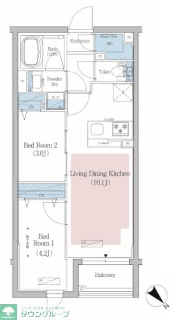 アーバネックス文京小石川の物件間取画像