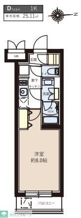 レクシード目白の物件間取画像