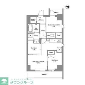 BPRレジデンス東日暮里の物件間取画像