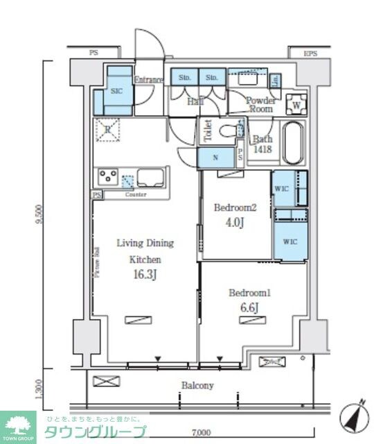 ロイヤルパークス赤羽ノースの物件間取画像