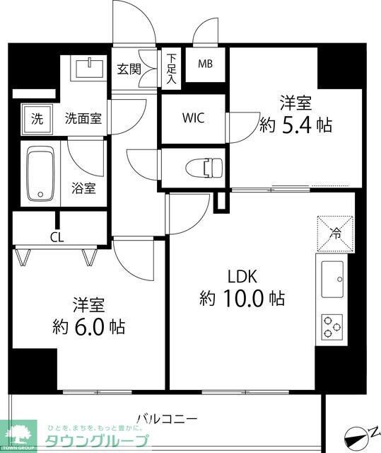 SAION町屋の物件間取画像