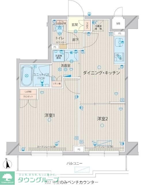 ルーブル上板橋の物件間取画像