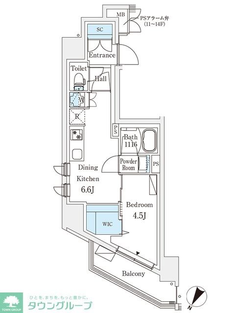 ロイジェント駒込六義園の物件間取画像