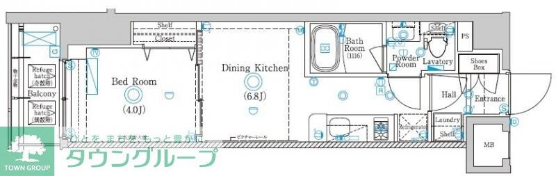 ラフィスタ志村坂上IIの物件間取画像