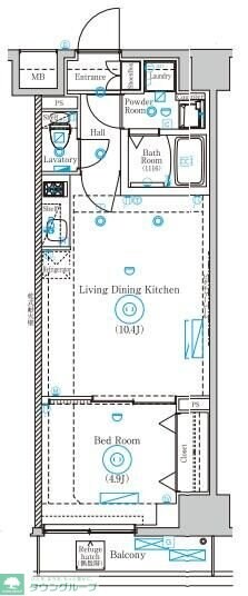 Mind Shimurasakaueの物件間取画像