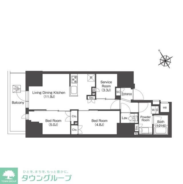 コンフォリア・リヴ板橋の物件間取画像