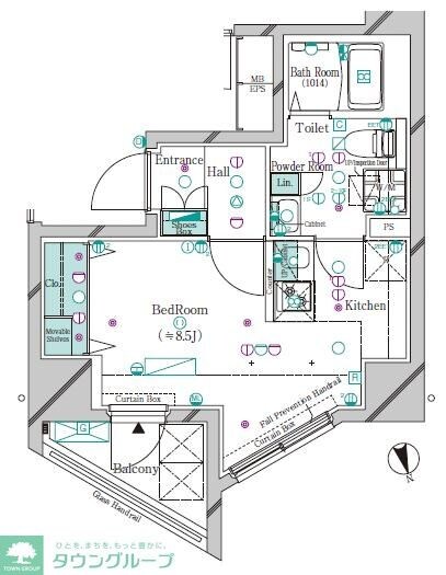 ガリシア大塚駅前の物件間取画像
