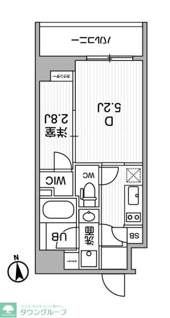 ALTERNA東池袋の物件間取画像