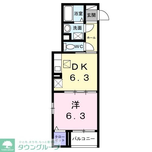 フォーリーフ クローバーの物件間取画像
