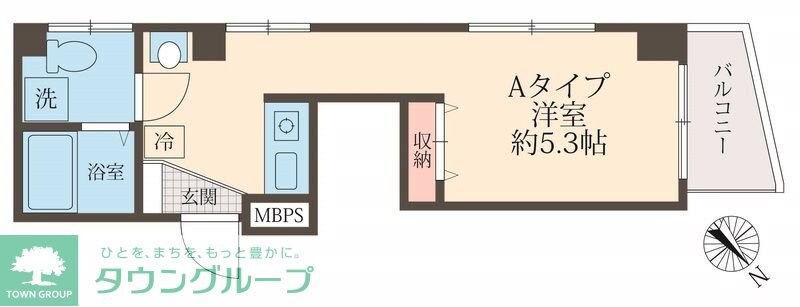 ロイヤルシティ赤羽岩淵の物件間取画像