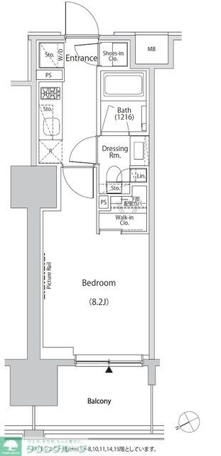 ザ・パークハビオ目白タワーの物件間取画像