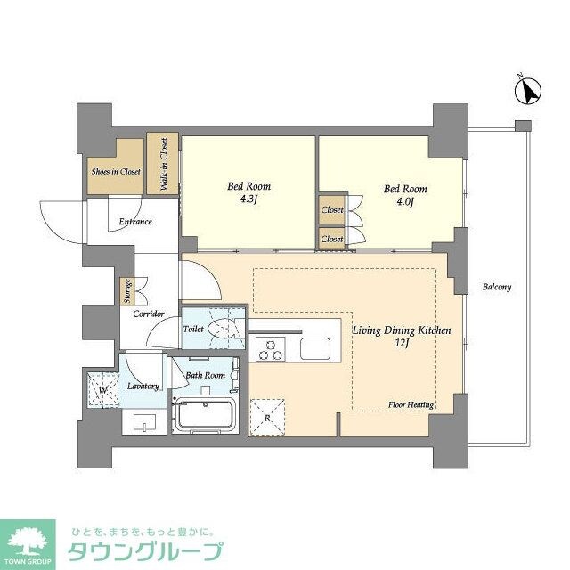 オアーゼ日暮里レジデンスの物件間取画像