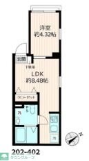 DK池袋の物件間取画像
