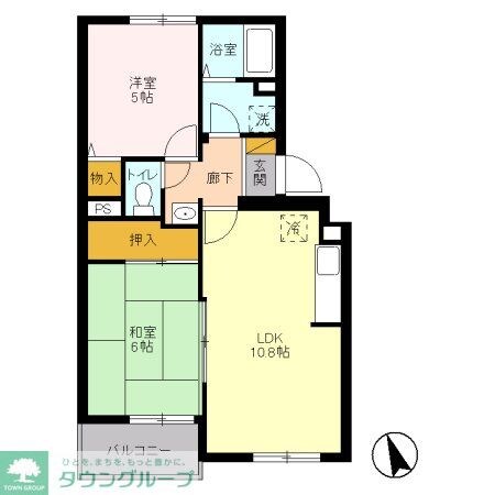 メゾンドベールの物件間取画像