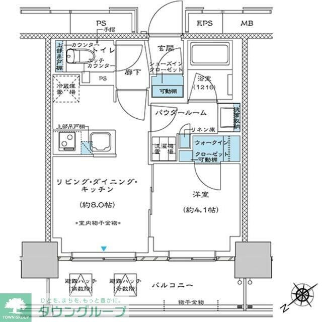 プレミスト板橋の物件間取画像