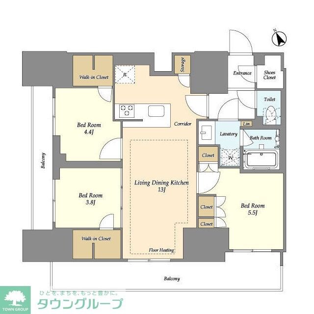 オアーゼ日暮里レジデンスの物件間取画像