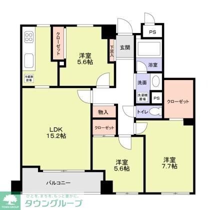 マルベリー小石川の物件間取画像