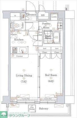 グラントゥルース板橋本町の物件間取画像