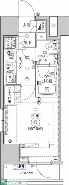 セジョリ板橋坂下の物件間取画像