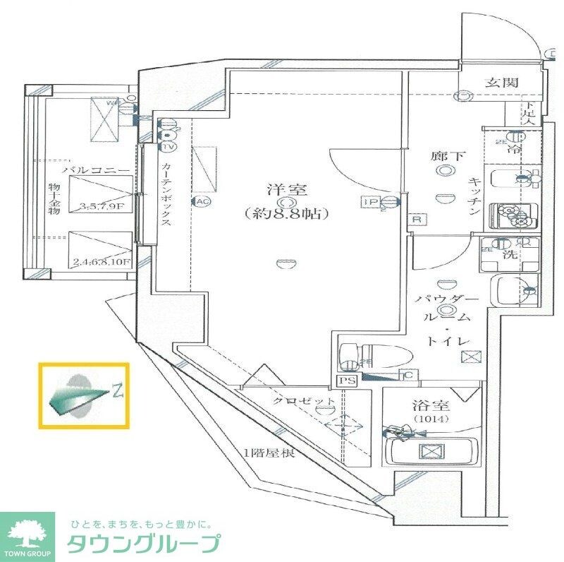 ガリシア王子神谷の物件間取画像