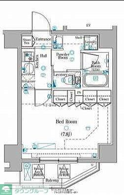 DIPS東十条駅前RESIDENCEの物件間取画像