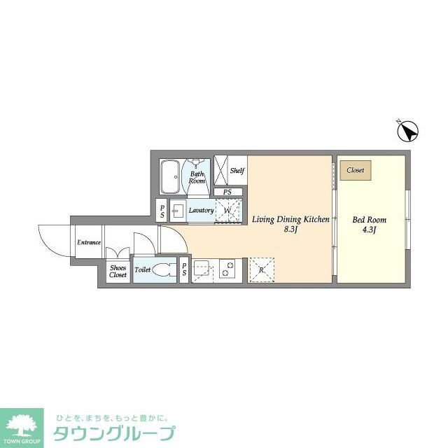 ウェルスクエア駒込の物件間取画像