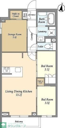 アジールコート練馬中村橋の物件間取画像