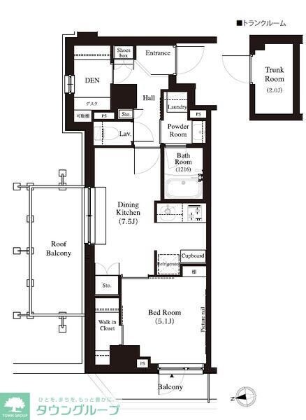アーバンパーク江古田の森の物件間取画像