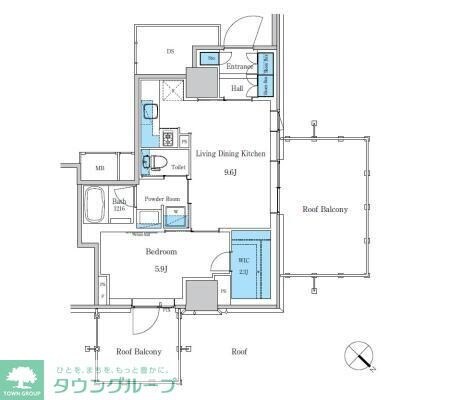 パークアクシス滝野川ラ ブリーズの物件間取画像