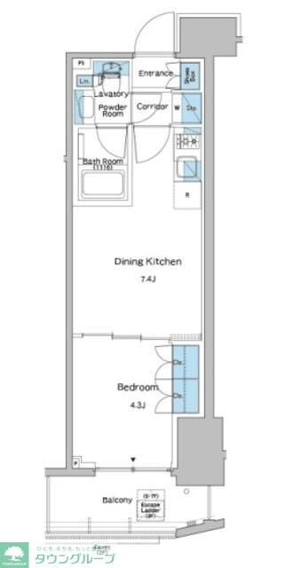 ルフォンプログレ志村坂上の物件間取画像
