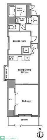 ワコーレ第二板橋の物件間取画像