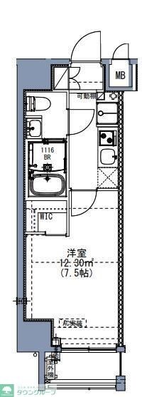 S-RESIDENCE尾久azureの物件間取画像