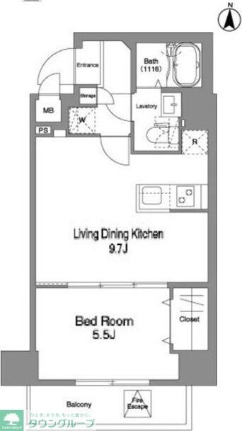 コンフォリア北池袋の物件間取画像